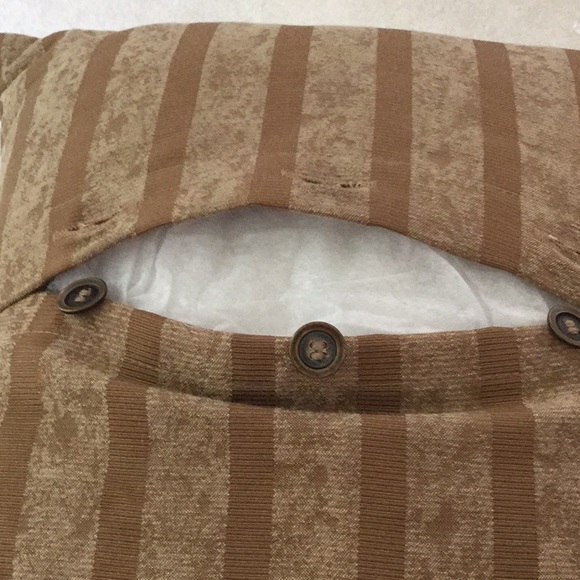 13x14 rust golden pillow with tassel fancy - Picture 5 of 5